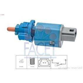 FACET 7.1274 Kupplungsschalter (GRA) RENAULT MEGANE 3 Grandtour (KZ0/1) 1.5 86 PS Diesel