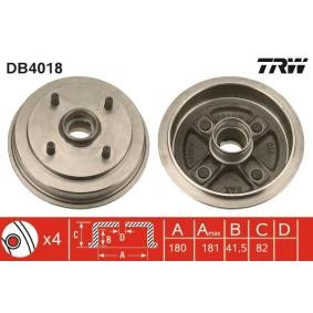 Achetez des Tambour de frein TRW DB4018 à prix pour 153,80&nbsp;&euro;