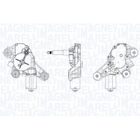 MAGNETI MARELLI 064073400010 Scheibenwischermotor RENAULT LAGUNA 3 (BT0/1)