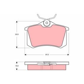 Compre Pastilhas de travão da TRW GDB1439 a um preço baixo por 54,51&nbsp;&euro;