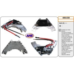 AHE 409.030 Styreenhet, elektrolufting (motorkjøling) FIAT
