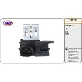 AHE 423.023 Steuergerät, Elektrolüfter (Motorkühlung) RENAULT Clio 4 Schrägheck (BH_) 1.2 72 PS Otto