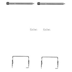 TRW PFK371 Zubehörsatz, Scheibenbremsbelag RENAULT LAGUNA 1 (B56, 556) 1.6 107 PS Otto