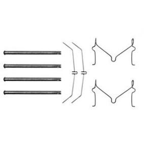 Comprar Kit de accesorios, pastillas de frenos de TRW PFK373 a bajo precio de 10,56&nbsp;&euro;