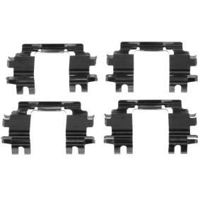 TRW PFK525 Kit de accesorios, pastillas de frenos SUZUKI LIANA Fastback 1.6 103 cv Motor otto