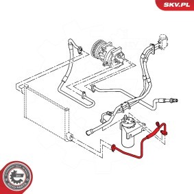 Acquista Condotto d. bassa / alta pressione, Climatizzatore da ESEN SKV 54SKV660 a buon mercato per soli 36,63&nbsp;&euro;