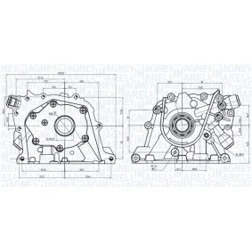 MAGNETI MARELLI 351516000127 Pompe à huile FORD B-MAX