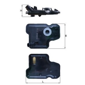 MAHLE HX 395 Filtro de transmissão OPEL Mokka / Mokka X (J13) 1.4 120 cv Otto