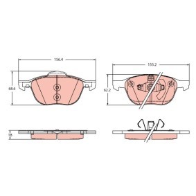 Comprar Juego de pastillas de freno de TRW GDB2348 a bajo precio de 42,81&nbsp;&euro;