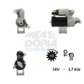 MEAT & DORIA 5010469G Startmotor AUDI A4 B9 Sedan (8W2, 8WC) 3.0 354 hk Bensinmotor