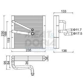 Acquista Evaporatore climatizzatore da MEAT & DORIA 997074 a buon mercato per soli 84,19&nbsp;&euro;
