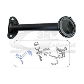 3RG 84748 Tubo de admissão de bomba de óleo SEAT CORDOBA