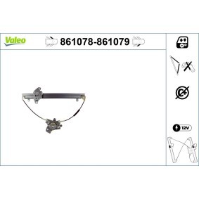 VALEO 861079 Elhiss strömställare HYUNDAI ACCENT 1 (X-3) 1.5 88 hk Bensinmotor