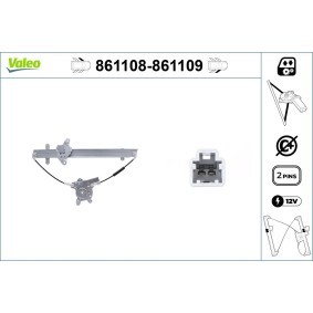 VALEO 861109 Elhiss strömställare HONDA CR-V 2 (RD) 2.0 150 hk Bensinmotor