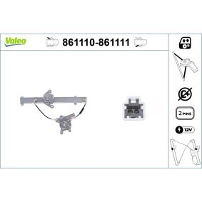 VALEO 861110 Elhiss strömställare HONDA CR-V 2 (RD) 2.0 150 hk Bensinmotor