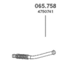 PEDOL 065.758 Tubo di scarico SAAB 900 II Cabriolet