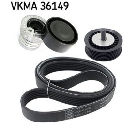 SKF VKMA 36149 Keilrippenriemensatz RENAULT Clio 4 Grandtour (KH_) 1.5 75 PS Diesel
