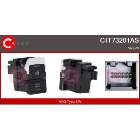 Schalter, Feststellbremsbetätigung von CASCO günstig für 83,84&nbsp;&euro;