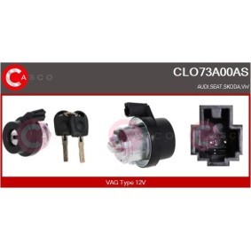 Schließzylinder, Zündschloß für SKODA von CASCO