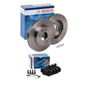 BOSCH BSH3405N0057 Bremsscheiben und -beläge RENAULT THALIA 2 (LU1/2) 1.5 64 PS Diesel