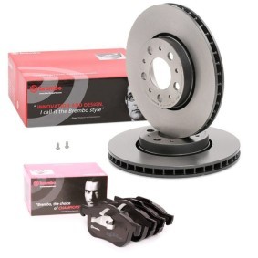 BREMBO BRB3405N0362 Bremsscheiben und -beläge VOLVO S80 I (184) 2.4 140 PS Otto