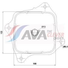AVA COOLING SYSTEMS HD3343 Refroidisseur d'huile HONDA