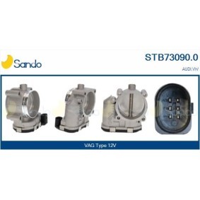 SANDO STB73090.0 Corpo farfallato AUDI A4 Sedan (8EC, B7) 4.2 344 CV Motore a ciclo otto