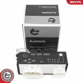 ESEN SKV 96SKV345 Centralina, ventola elettr. (raffreddamento motore) SKODA Fabia 2 (545) 1.4 70 CV Diesel