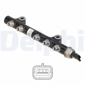 DELPHI 9144A290B-12B1 Fuel-rail MAZDA 2 Hatchback (DE_, DH_3)