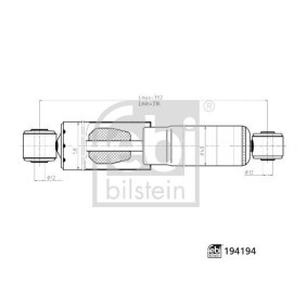 Osta Iskunvaimennin FEBI BILSTEIN:llä 194194 edullisesti hintaan 42,87&nbsp;&euro;