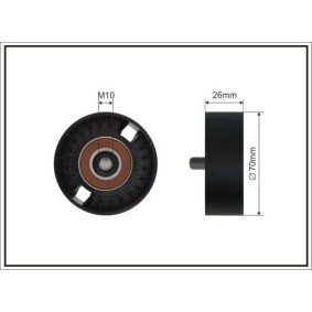CAFFARO 500633 SC Poulie, tendeur de courroie d'accessoire OPEL Astra H Berline (A04) 1.6 105 CV Essence