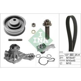 INA 531 0255 30 Spannrolle, Zahnriemen ALFA ROMEO 156 Sportwagon (932) 2.4 136 PS Diesel