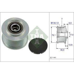 INA 535 0214 10 Polia roda livre do alternador HONDA