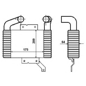 NRF 30472 Intercooler MAZDA 626 V (GF)