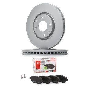 FERODO FRD3405N0054 Bromssats PEUGEOT 207 SW (WK_) 1.6 90 hk Diesel