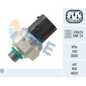 FAE 15803 Pressostato ar condicionado MINI Hatchback (R56) 2.0 112 cv Diesel