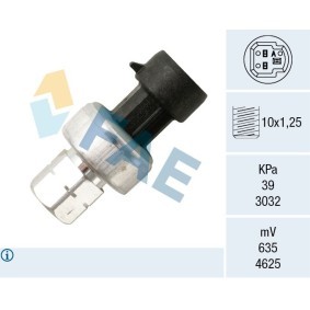 FAE 15827 Druckschalter, Klimaanlage OPEL Astra H Caravan (A04) 2.0 170 PS Otto
