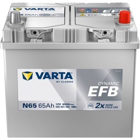 VARTA 565501065K262 Batterie MAZDA 3 3/5 portes (BM, BN) 1.5 100 CV Essence