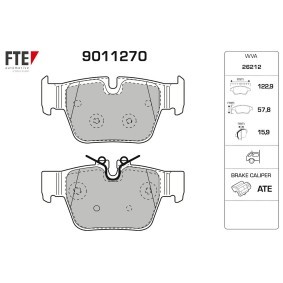 Comprar Juego de pastillas de freno de FTE 9011270 a bajo precio de 45,34&nbsp;&euro;