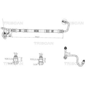 TRISCAN 8516 24005 OPEL ASTRA Ohjaustehostimen letku