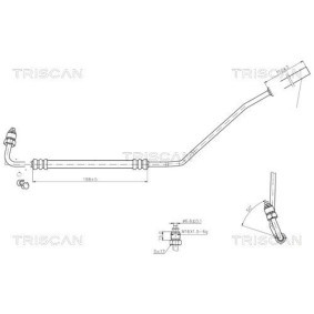 TRISCAN 8516 29027 Durite de direction assistée SKODA RAPID