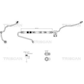 TRISCAN 8516 29028 Durite de direction assistée SKODA RAPID
