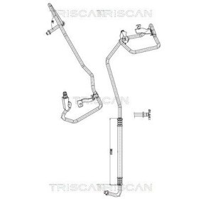 TRISCAN 9010 15002 Tubo aria condizionata FIAT 500