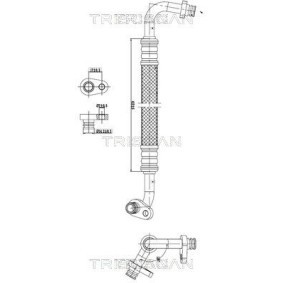 TRISCAN 9010 28007 Tubo aria condizionata PEUGEOT 208