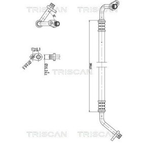 Acquista Condotto d. bassa / alta pressione, Climatizzatore da TRISCAN 9010 28032 a buon mercato per soli 48,94&nbsp;&euro;