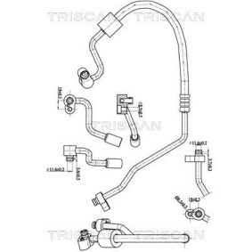 TRISCAN 9010 29007 Tubo aria condizionata SKODA CITIGO