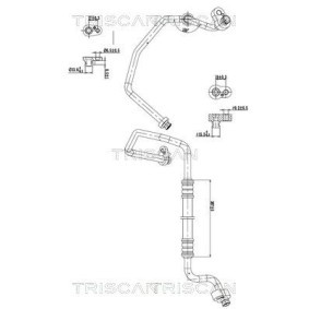 TRISCAN 9010 29027 Tubo aria condizionata SKODA KODIAQ