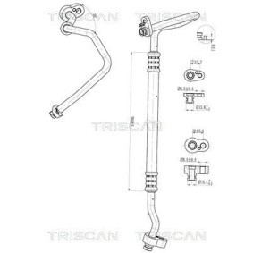 Acquista Condotto d. bassa / alta pressione, Climatizzatore da TRISCAN 9010 29028 a buon mercato per soli 127,93&nbsp;&euro;