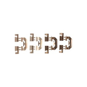 KAMOKA 1130090 Kit d'accessoires, plaquette de frein à disque MAZDA 3 3/5 portes (BM, BN) 1.5 100 CV Essence