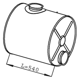 Köp Mittenljuddämpare av DINEX 21435 till det låga priset 7 123,19&nbsp;kr